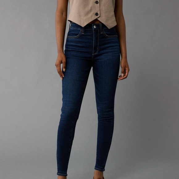 American Eagle Outfitters Denim - Women's Blue Skinny Jeans